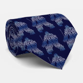 Hockey Goalie Text Neck Tie Krawatte (Gerollt)