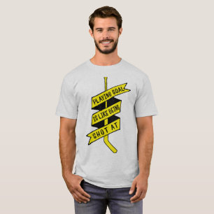 Hockey-Goalie-Zitat mit Name und Nummer T-Shirt