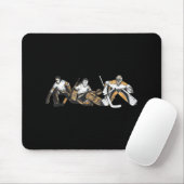Hockey Goalies Evolution trotz des Zeitalters Retr Mousepad (Mit Mouse)