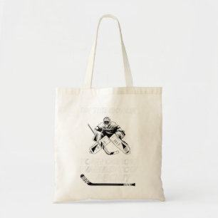 Hockey Goalkeeper Funny Ice Hockey Goalent Essent Tragetasche