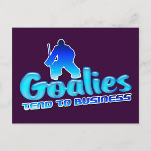 Hockey Goaltender Postkarten