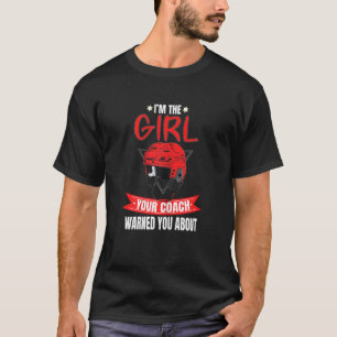 Hockey-Grafik für Frauen und Mädchen T-Shirt