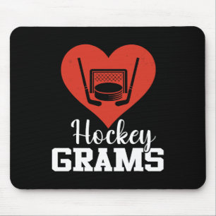 Hockey-Grams Hockey-Herz Liebe (1) Mousepad