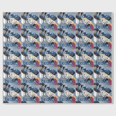 Hockey Graphics Art Geschenkpapier (Flach)
