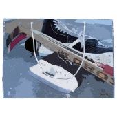 Hockey Große Geschenktüte (Rückseite)