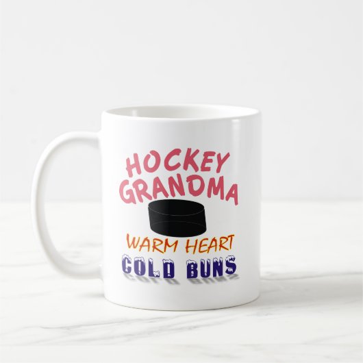HOCKEY-GROSSMUTTER KAFFEETASSE (Links)