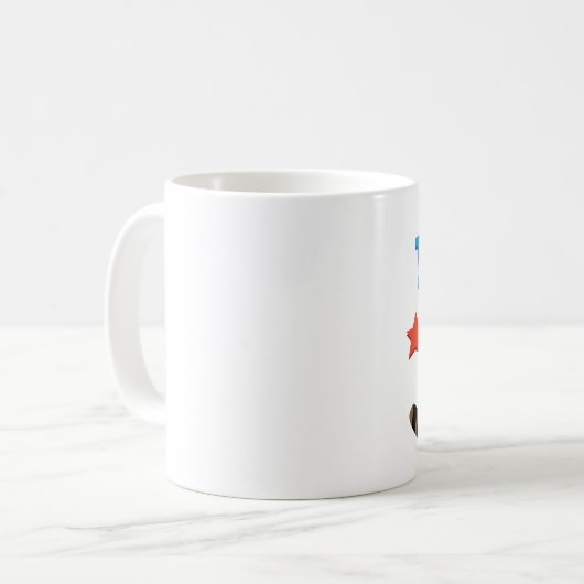 Hockey-Großmutter Kaffeetasse (Vorderseite Links)