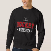 Hockey-Großvater Sweatshirt (Vorderseite)