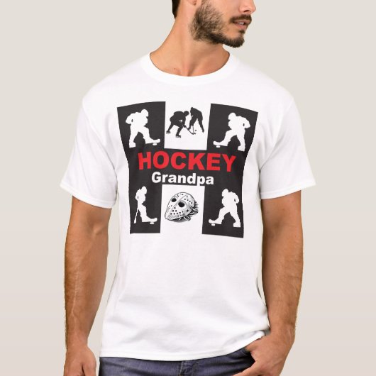 Hockey-Großvater T-Shirt (Vorderseite)