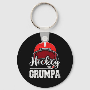 Hockey Grumpa Hockey Player Game Day Vatertag Schlüsselanhänger