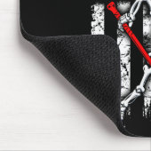 Hockey Halloween-Flagge Mousepad (Ecke)