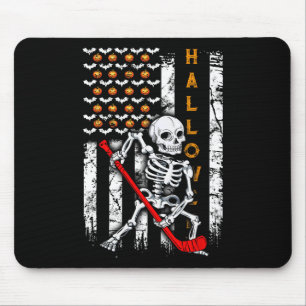 Hockey Halloween-Flagge Mousepad