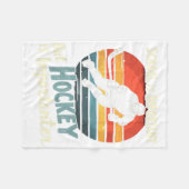 Hockey hat Vorrang vor Schule Lustig Fleecedecke (Vorderseite (Horizontal))