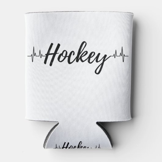 Hockey Heartbeat Dosenkühler (Vorderseite)