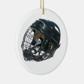 Hockey Helmet Keramik Ornament (Rechts)
