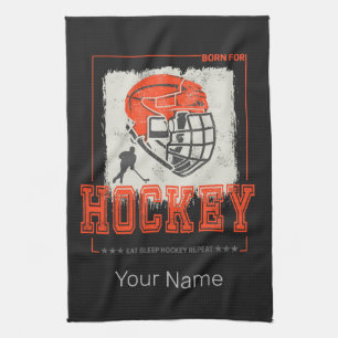 Hockey Helmet Vintag Player Game Trainer oder Trai Geschirrtuch