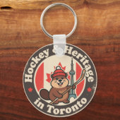 Hockey & Heritage_ Toronto Retro Canadian Schlüsselanhänger (Vorderseite)