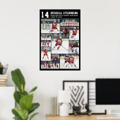 Hockey High School Senior 13 Photo Collage Poster (Heimbüro)