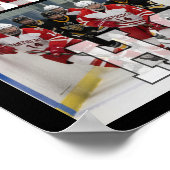Hockey High School Senior 7 Photo Collage Poster (Ecke)