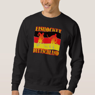 Hockey Hobby Sport Motif mit Sprichwort als Eishoc Sweatshirt