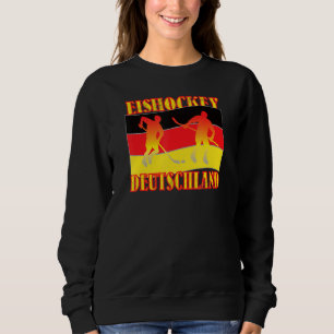 Hockey Hobby Sport Motif mit Sprichwort als Eishoc Sweatshirt