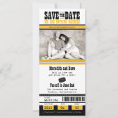 Hockey-Hochzeit Sichern Sie das Datum Save The Date (Vorderseite)