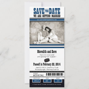 Hockey-Hochzeit Sichern Sie das Datum Save The Date