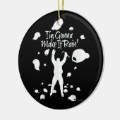 Hockey-Hockey-Hockey-Hut-Trick machen Keramik Ornament (Links)