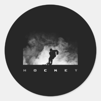 Hockey Hockey Runder Aufkleber