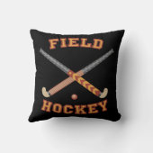 Hockey Hockey Sticks Throw Kissen (Rückseite)