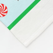 Hockey Holiday-Geschenk Fleecedecke (Ecke)
