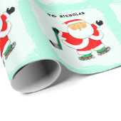 Hockey Holiday-Geschenk Geschenkpapier (Rolleneckpunkt)