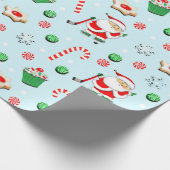 Hockey Holiday-Geschenk Geschenkpapier (Ecke)