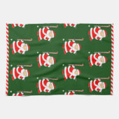 Hockey Holiday-Geschenk Geschirrtuch (Horizontal)