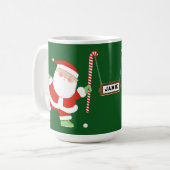 Hockey Holiday-Geschenk Kaffeetasse (Vorderseite Links)
