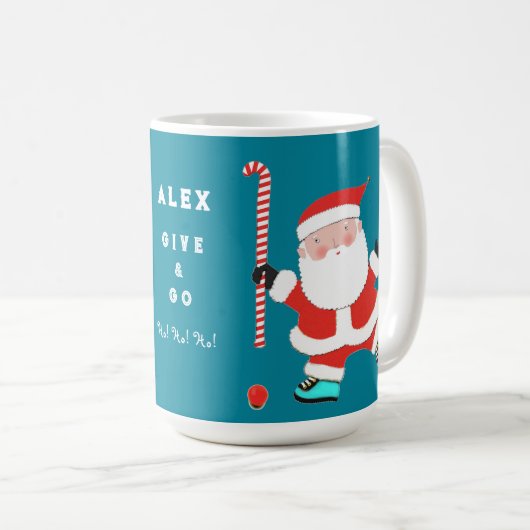 Hockey Holiday-Geschenk Kaffeetasse (VorderseiteRechts)