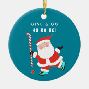 Hockey Holiday Geschenk Keramik Ornament