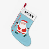 Hockey Holiday-Geschenk Kleiner Weihnachtsstrumpf (Vorderansicht (hängend))