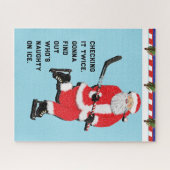 Hockey Holiday-Geschenk Puzzle (Horizontal)