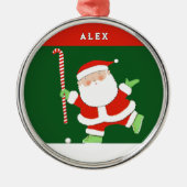 Hockey Holiday Keepake-Geschenk Ornament Aus Metall (Vorne)