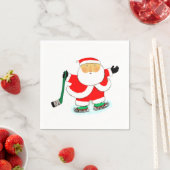 Hockey Holiday Party Serviette (Beispiel)