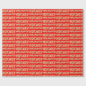 Hockey Holidays Weihnachten Geschenkwrake mit Sant Geschenkpapier (Flach)