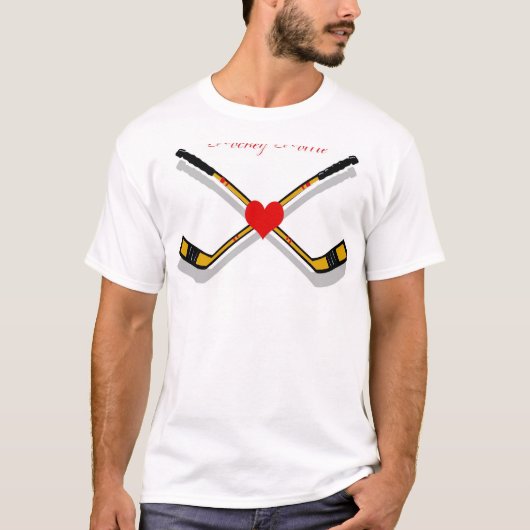 Hockey hottie T-Shirt (Vorderseite)