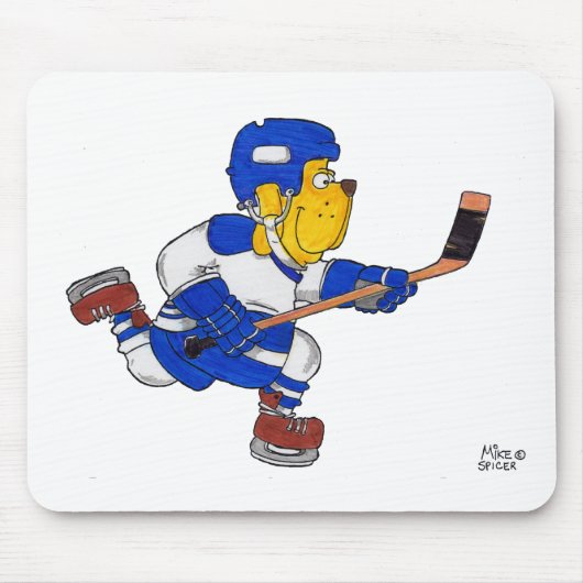 HOCKEY-HUND MOUSEPAD (Vorne)