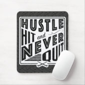 Hockey Hustle Hit & Never Quit Mousemat Mousepad (Mit Mouse)