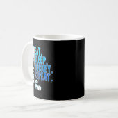 Hockey Ice Cream Drip Eat Sleep Hockey Repeat Boys Kaffeetasse (Vorderseite Links)