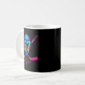 Hockey Ice Cream Drip Number 67 Player 67th Birthd Kaffeetasse (Vorderseite Links)
