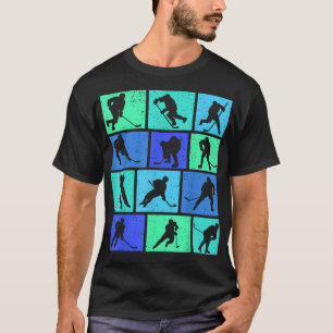Hockey Ice Hockey Jugend Jungs Kinder T-Shirt