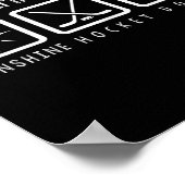Hockey - Ich bin eine einfache Frau Poster (Ecke)