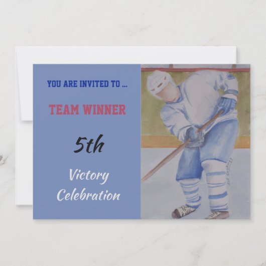 HOCKEY INVITE EINLADUNG (Vorderseite)